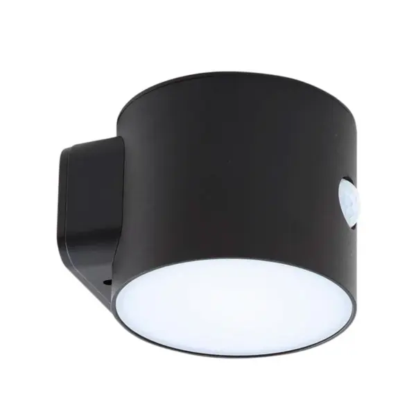 Lindby - Amren LED Solcelle Væglampe w/Sensor Sort
