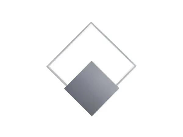 Lindby - Anays Square LED Væglampe White