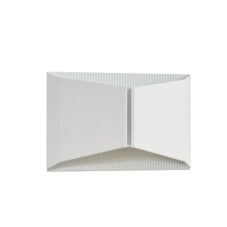 Lindby - Anlira LED-udendørs væglampe, op og ned, hvid, IP65