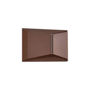 Lindby - Anlira udendørs LED-væglampe, op og ned, brun, IP65