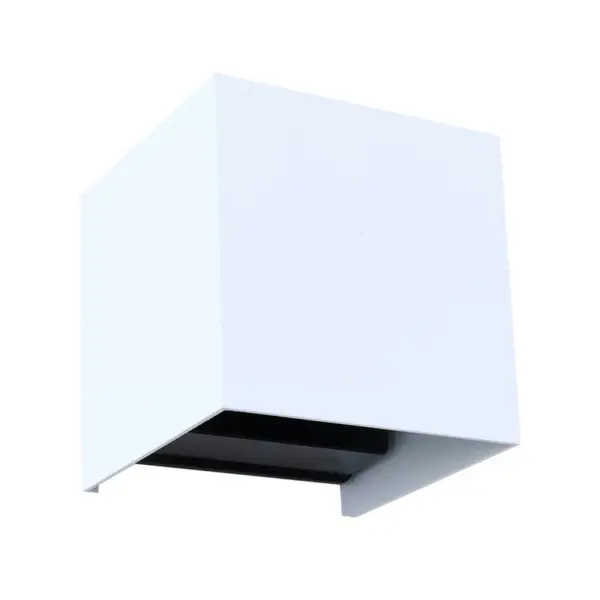 Lindby - Dara Square LED Smart Udendørs Væglampe Hvid