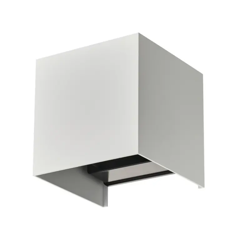 Lindby - Dara Square LED Smart Udendørs Væglampe Hvid