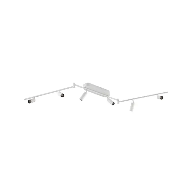 Lindby - Eldrin LED-loftlampe, 6 lyskilder, spots, hvid