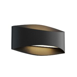 Lindby - Evric LED Udendørs Væglampe L25,4 Black