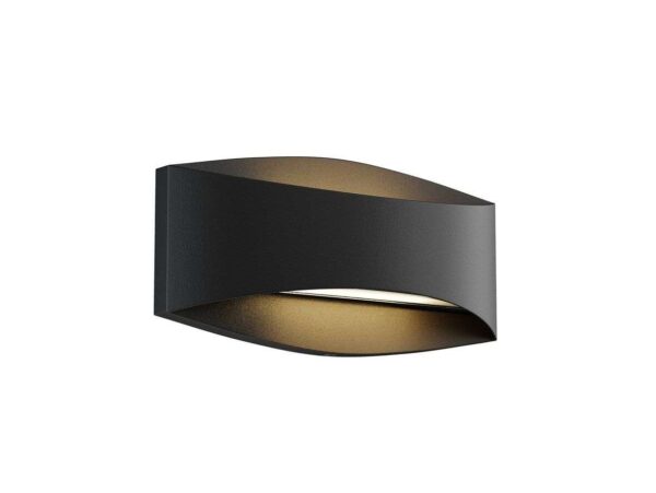 Lindby - Evric LED Udendørs Væglampe L25,4 Black Lindby