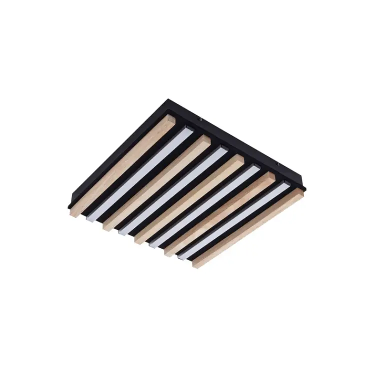 Lindby Firka LED Loftlampe 42 cm Hvid Træ