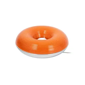 Lindby - Fjora LED-bord-/væglampe Ø 30 cm orange
