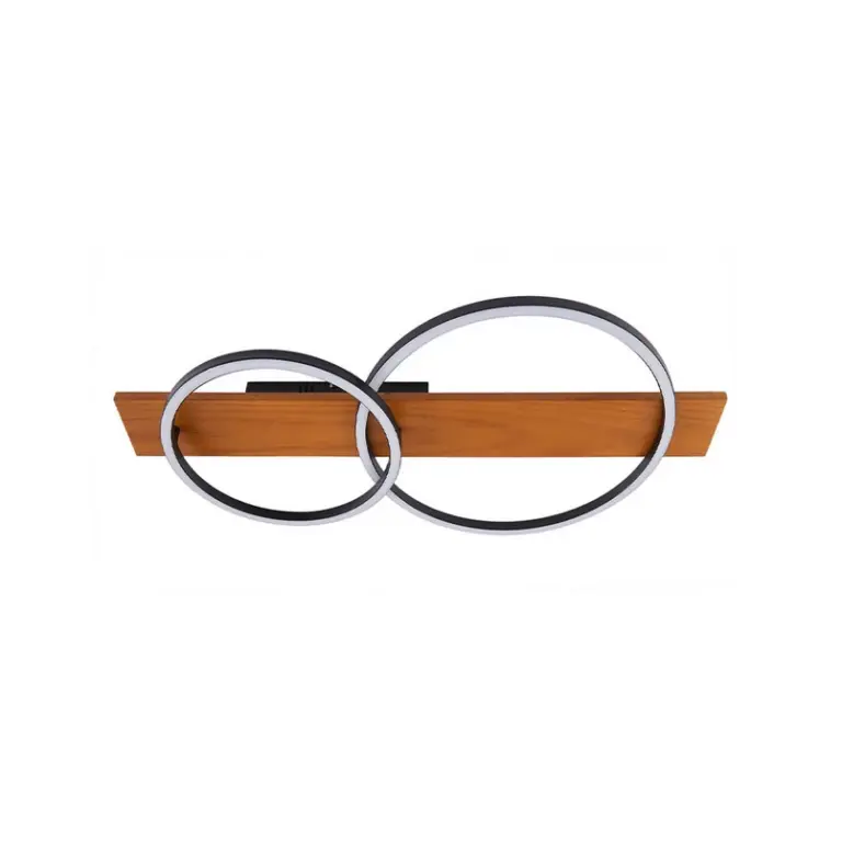 Lindby - Galad 2 LED Loftlampe Træ