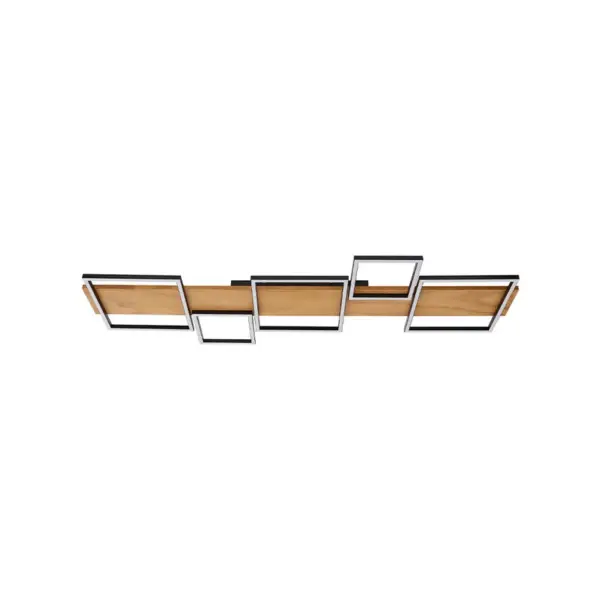 Lindby - Galad 5 LED Loftlampe Træ