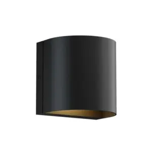 Lindby - Gladis LED Udendørs Væglampe Black