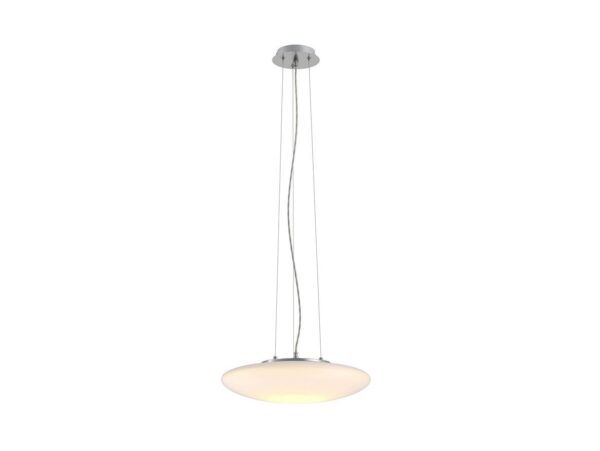 Lindby - Gunda LED Pendel Opal/Nickel