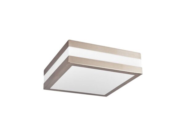 Lindby - Hana Square Udendørs Loftlampe Stainless Steel Lindby