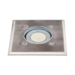 Lindby - Insa Square Nedgravningsspot IP67 Stainless Steel
