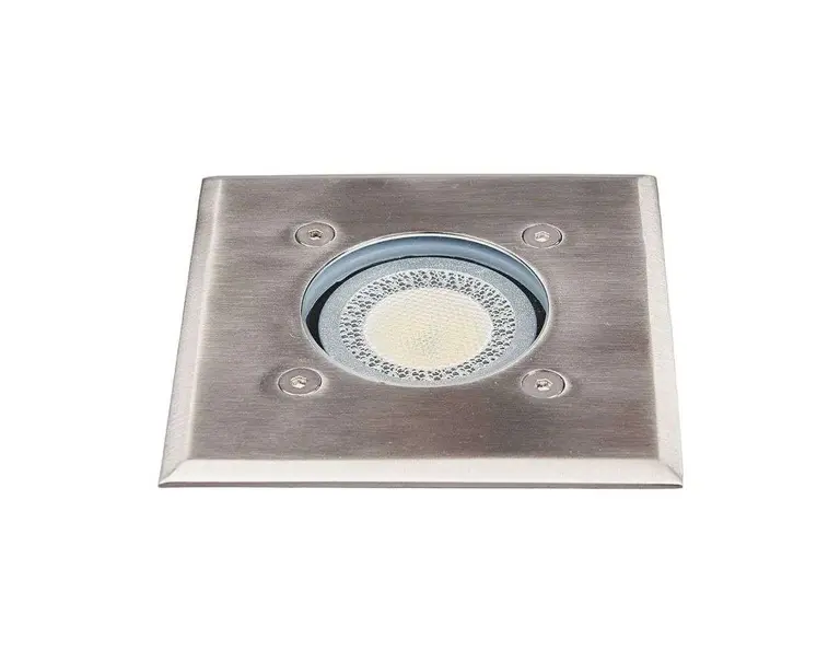 Lindby - Insa Square Nedgravningsspot IP67 Stainless Steel