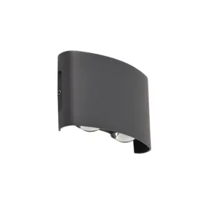 Lindby - Ithan 2 LED-væglampe udendørs mørkegrå