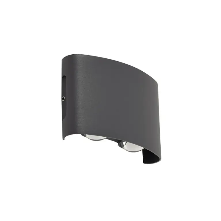 Lindby - Ithan 2 LED-væglampe udendørs mørkegrå