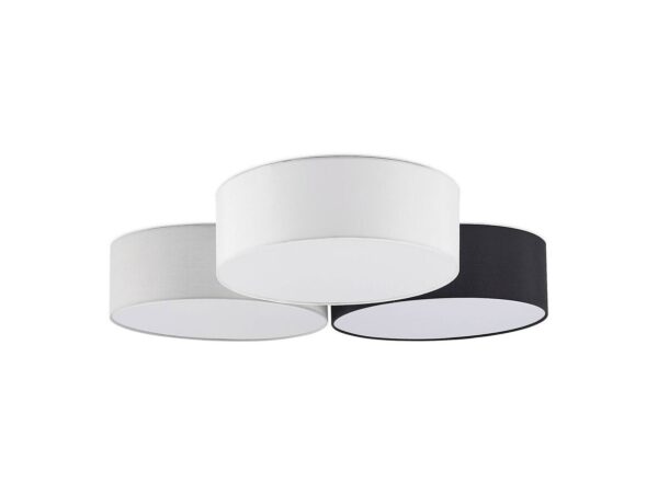 Lindby - Janita 3 LED Loftlampe Grey/Black/White Lindby