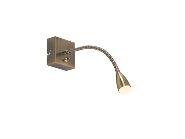 Lindby - Jolka LED Væglampe Brass Lindby