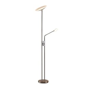 Lindby - Jonne LED Gulvlampe Satin Nickel Lindby