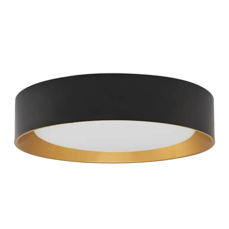 Lindby - Kambia LED Loftlampe Ø45 Black/Gold