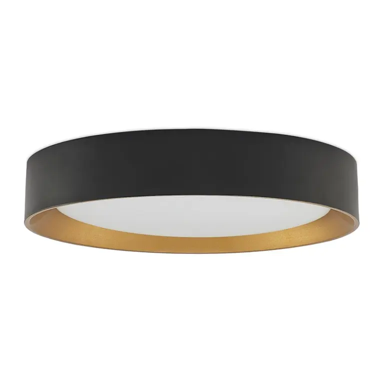 Lindby - Kambia LED Loftlampe Ø55 Black/Gold