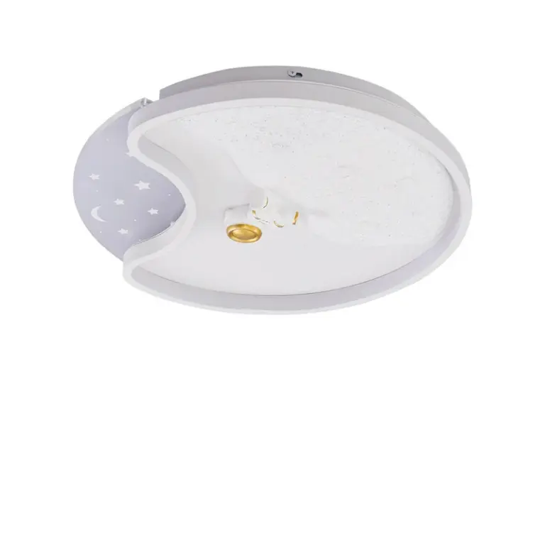 Lindby - Kosmo Moon LED Loftlampe Hvid