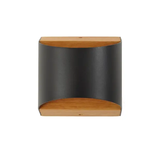 Lindby - Lenore LED-væglampe 13 cm sort metal IP44