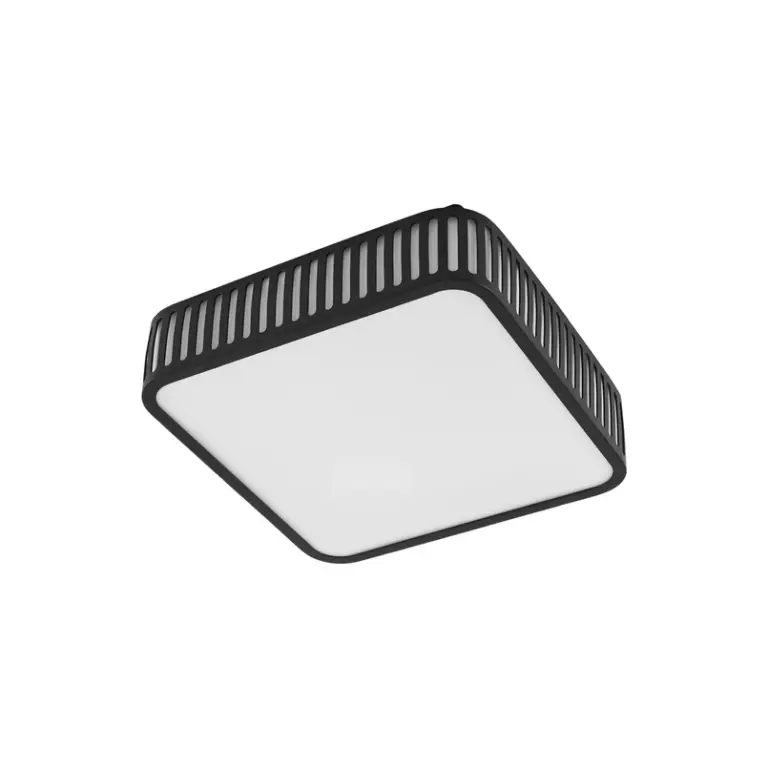 Lindby - Lurinda LED udendørs loftlampe sort 26 cm IP44