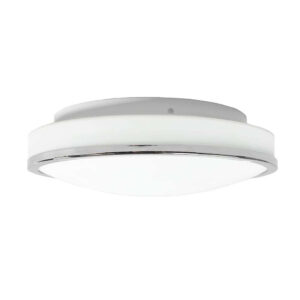 Lindby - Lyss Round LED Loftlampe IP44 Ø28 Chrome