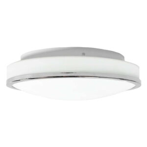 Lindby - Lyss Round LED Loftlampe IP44 Ø34 Chrome