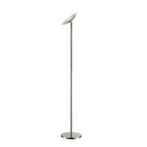 Lindby - Malea LED-gulvlampe, mat nikkel