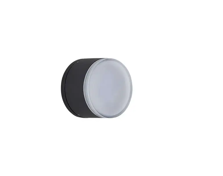 Lindby - Mathea Round LED Udendørs Loftlampe Dark Grey