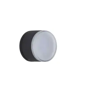 Lindby - Mathea Round LED Udendørs Loftlampe Dark Grey