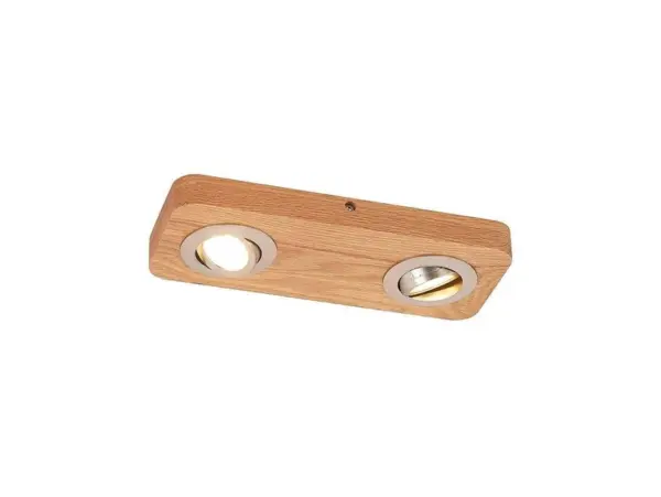 Lindby - Mikari 2 LED Loftlampe Wood