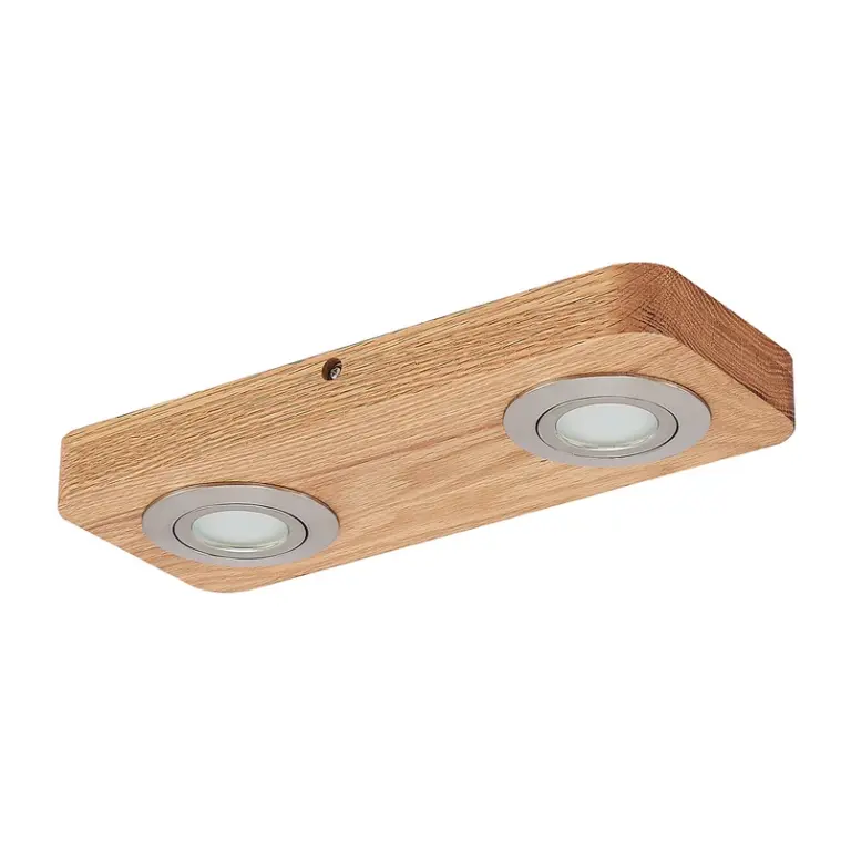 Lindby - Mikari 2 LED Loftlampe Wood