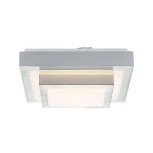 Lindby - Mirco Square LED Loftlampe L27 Alu/White
