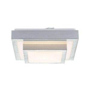 Lindby - Mirco Square LED Loftlampe L27 Alu/White Lindby