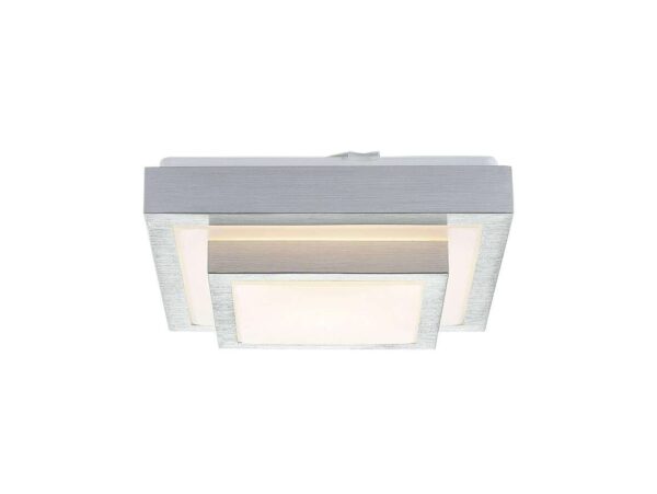 Lindby - Mirco Square LED Loftlampe L27 Alu/White Lindby