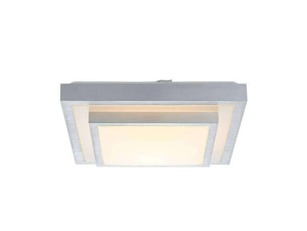 Lindby - Mirco Square LED Loftlampe L37,5 Alu/White Lindby