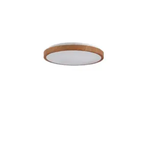 Lindby - Mynte Round LED Loftlampe Ø42,5 Wood/White