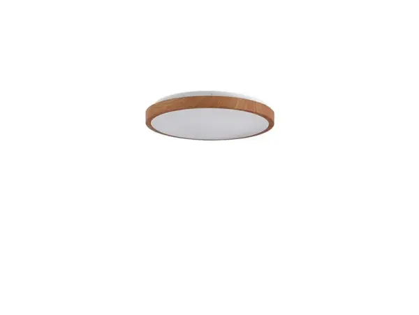 Lindby - Mynte Round LED Loftlampe Ø42,5 Wood/White