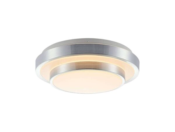 Lindby - Naima Round LED Loftlampe Ø29,5 White/Alu Lindby