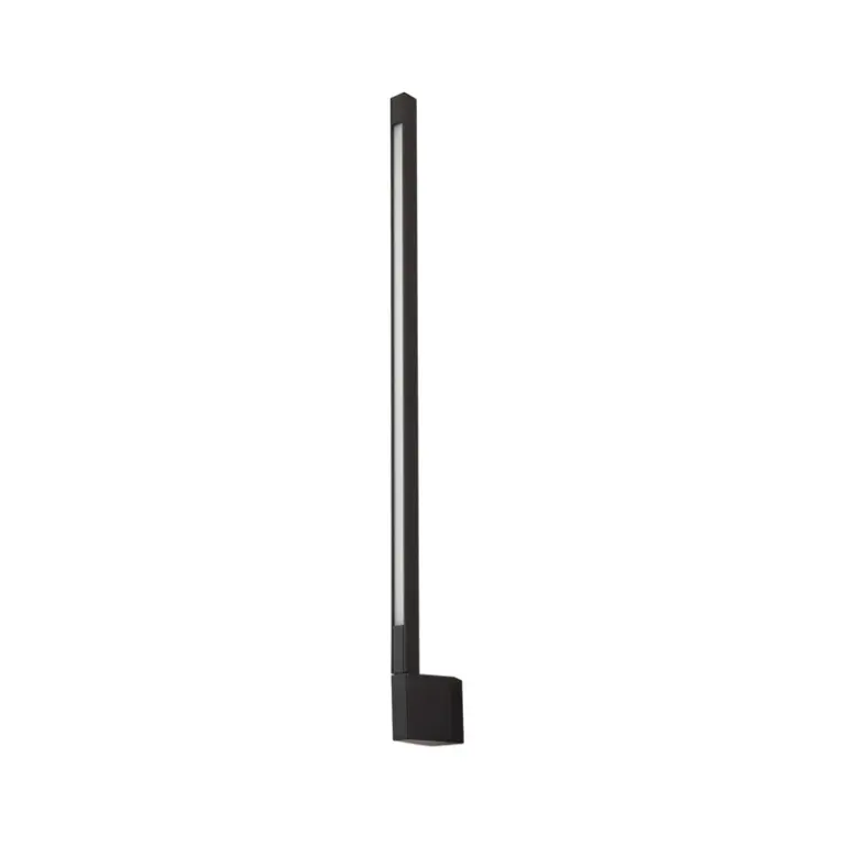 Lindby - Neano udendørs LED-væglampe Højde 80 cm sort IP54 metal
