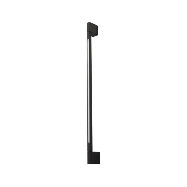 Lindby - Neano udendørs LED-væglampe Højde 90 cm IP54 sort metal