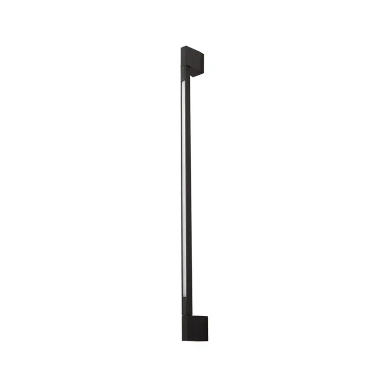 Lindby - Neano udendørs LED-væglampe Højde 90 cm IP54 sort metal