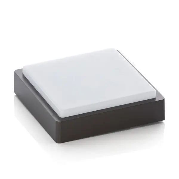 Lindby - Nermin Square LED Udendørs Væglampe IP65 Dark Grey/White