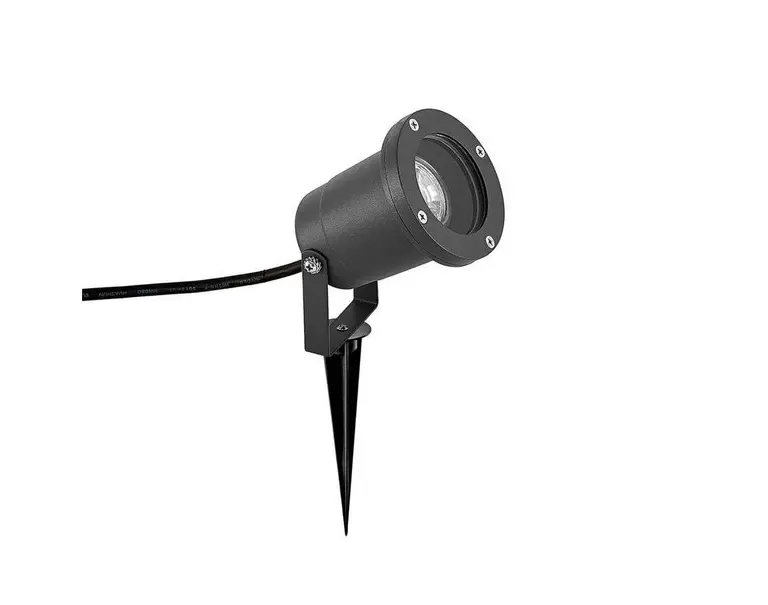 Lindby - Nielas Udendørs Spot w/Spike Black