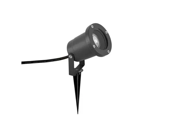 Lindby - Nielas Udendørs Spot w/Spike Black