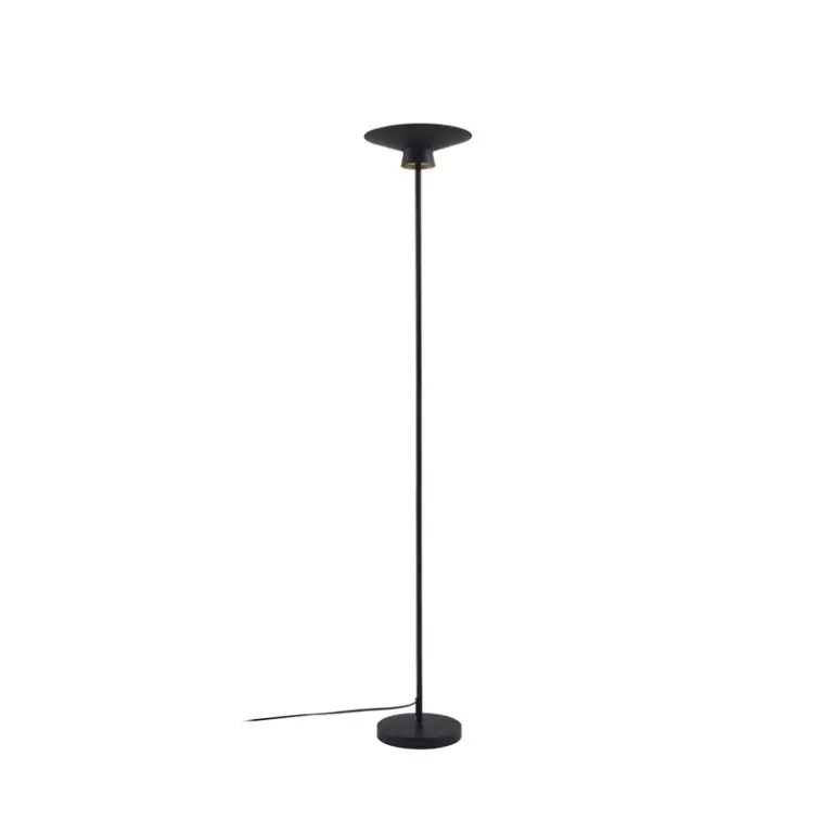 Lindby - Norvind LED-gulvlampe 1 lyskilde sort metal