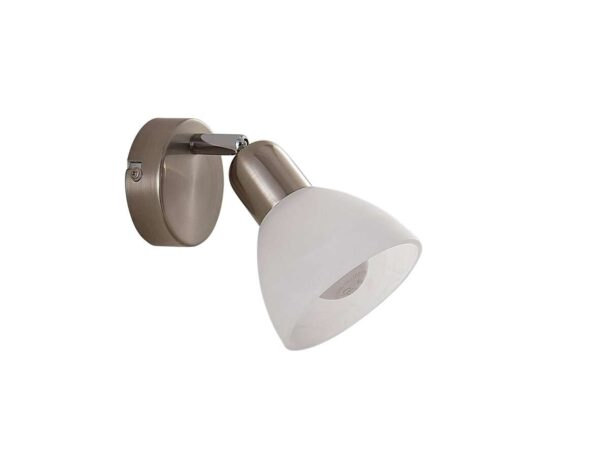 Lindby - Paulina LED Væglampe Satin Nickel/White